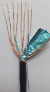 Кабель FTP витая пара КСВППэ-Cat 5e 4*2*0,52 внешний, экранированный, медь, PE 305м цвет черный