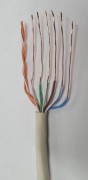 Сарансккабель   Кабель UTP витая пара 24AWG  4*2*0,50   Cat 5e внутренний, медь, PVC 305м цвет серый